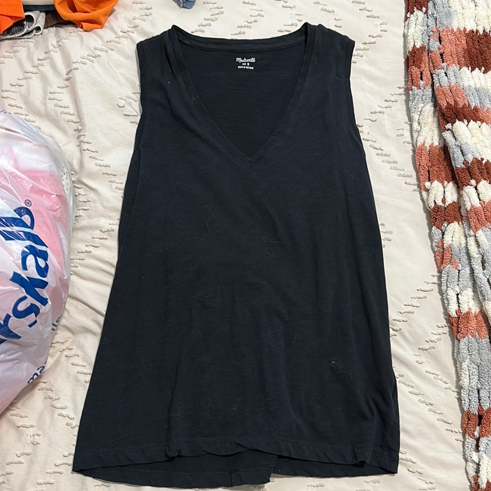 Madewell Black tantop